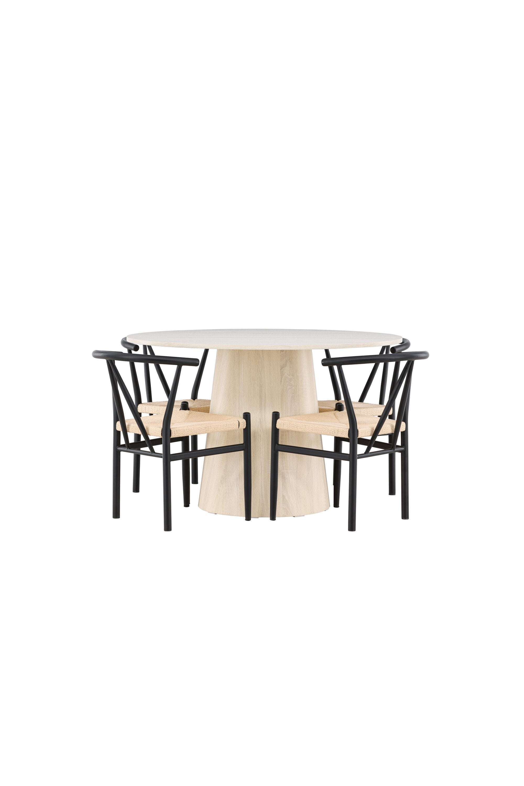 Lanzo Matbord med Alfons Matstol-GR Dining Set-Venture Home-peaceofhome.se