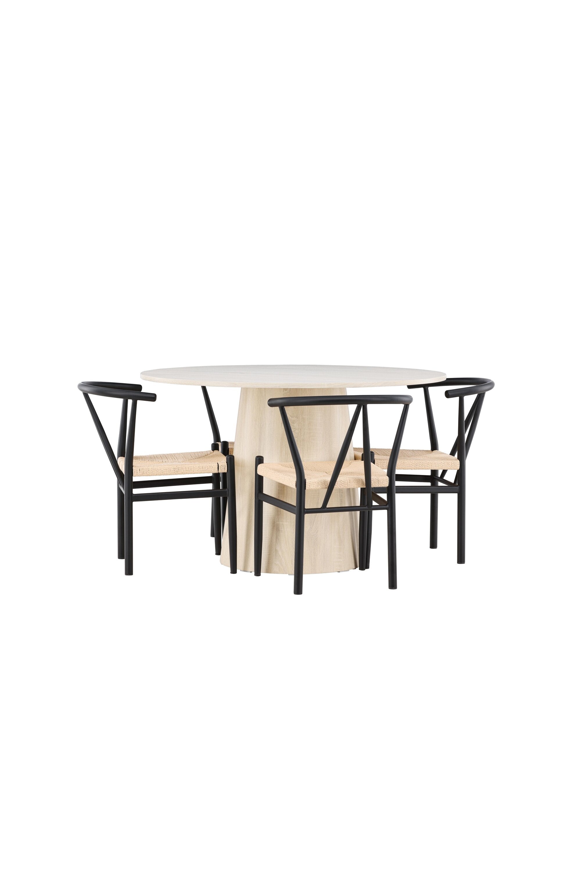 Lanzo Matbord med Alfons Matstol-GR Dining Set-Venture Home-peaceofhome.se