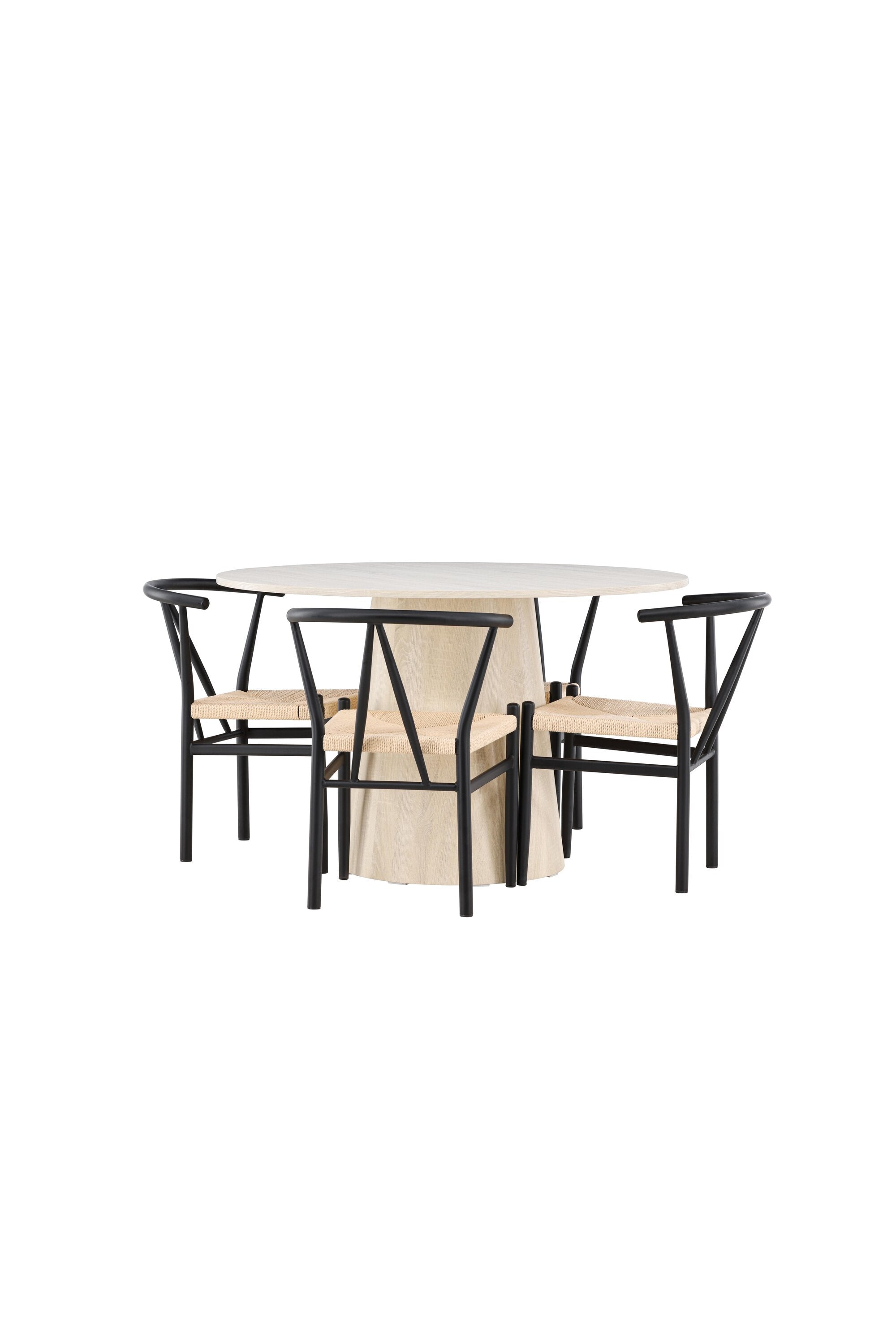 Lanzo Matbord med Alfons Matstol-GR Dining Set-Venture Home-peaceofhome.se