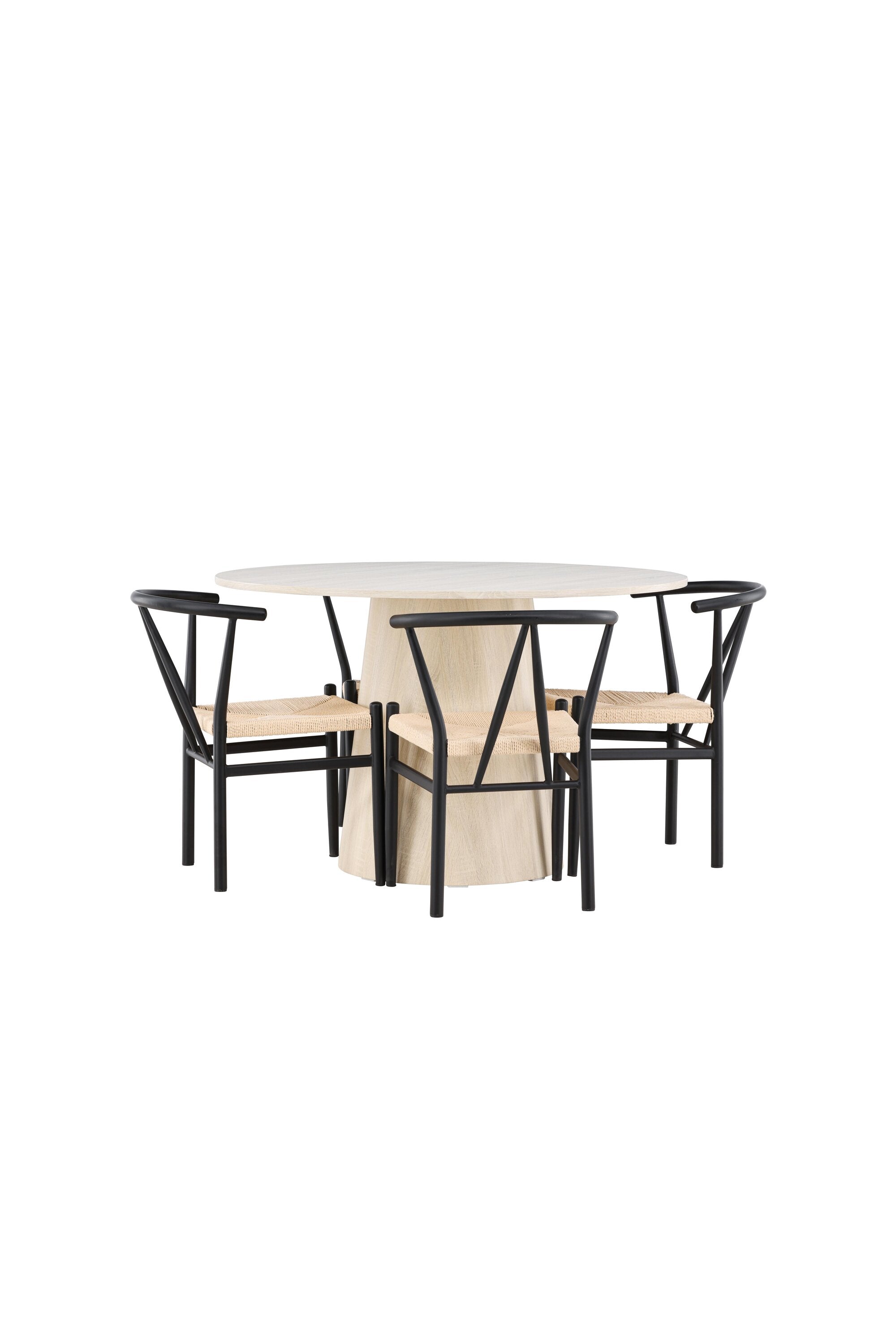 Lanzo Matbord med Alfons Matstol-GR Dining Set-Venture Home-peaceofhome.se