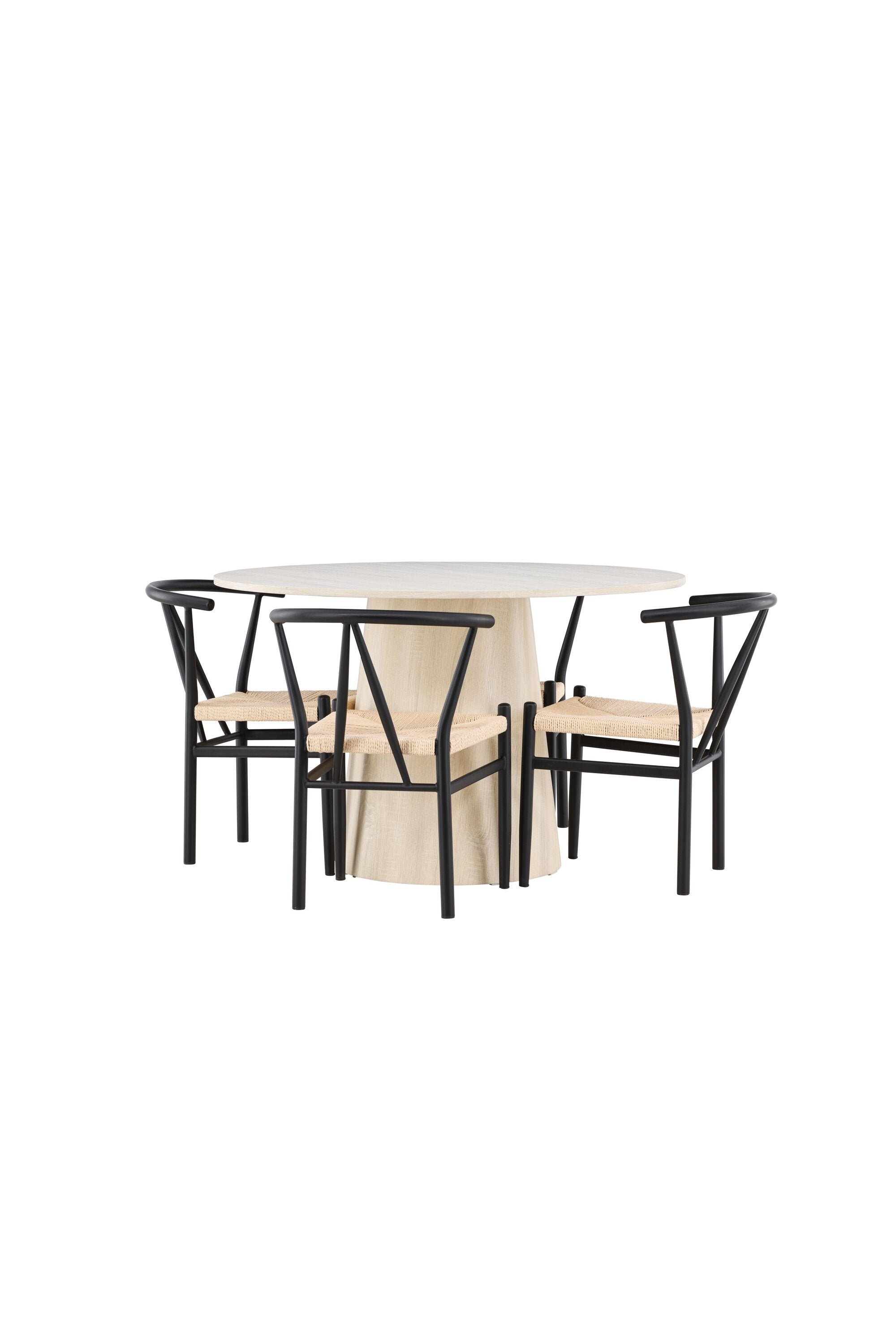 Lanzo Matbord med Alfons Matstol-GR Dining Set-Venture Home-peaceofhome.se