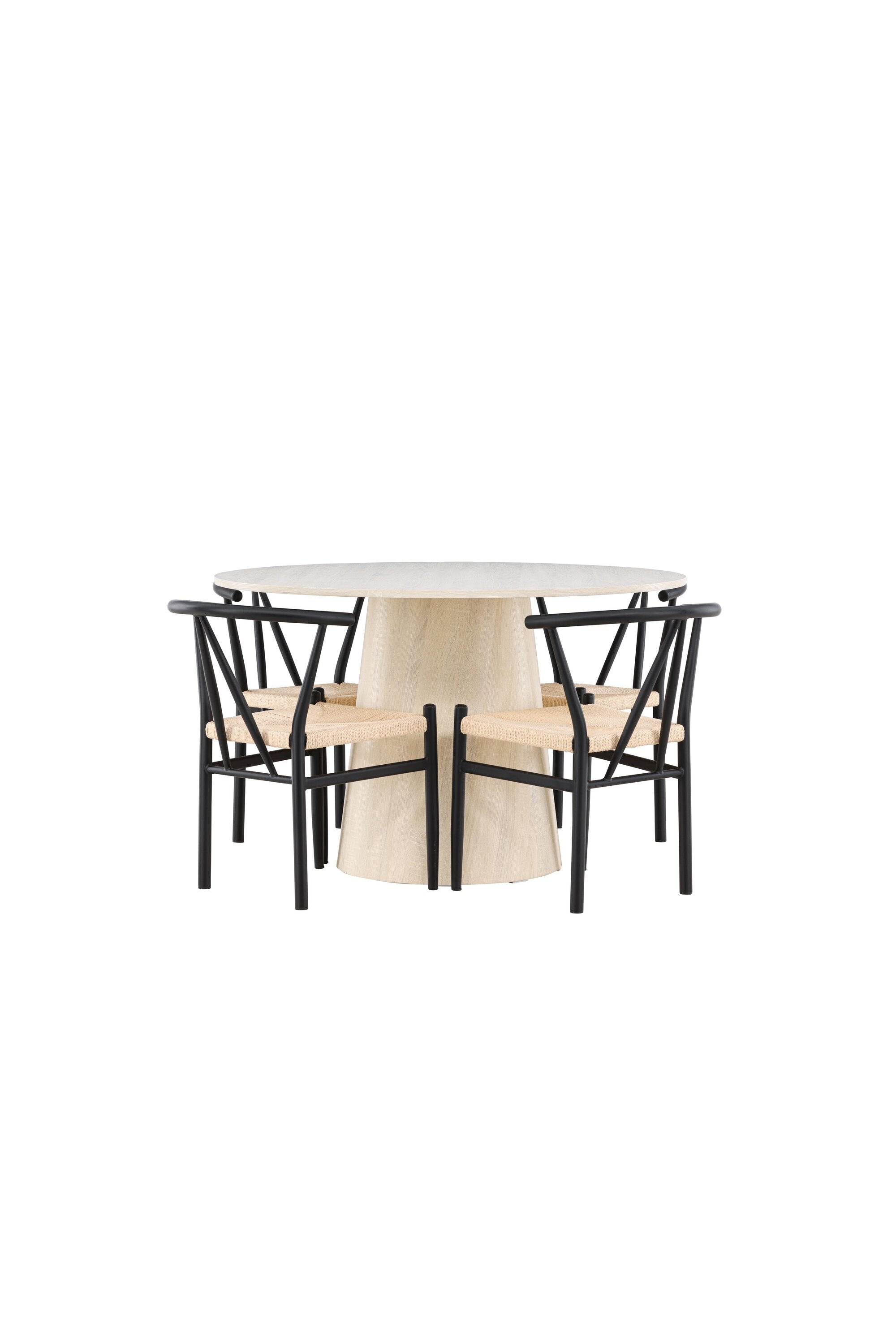 Lanzo Matbord med Alfons Matstol-GR Dining Set-Venture Home-peaceofhome.se