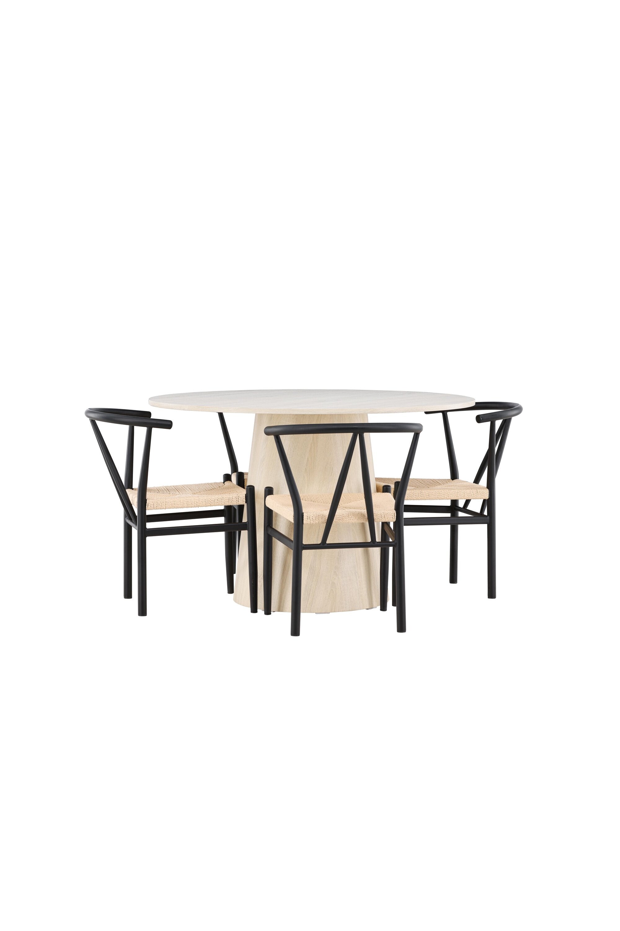 Lanzo Matbord med Alfons Matstol-GR Dining Set-Venture Home-peaceofhome.se