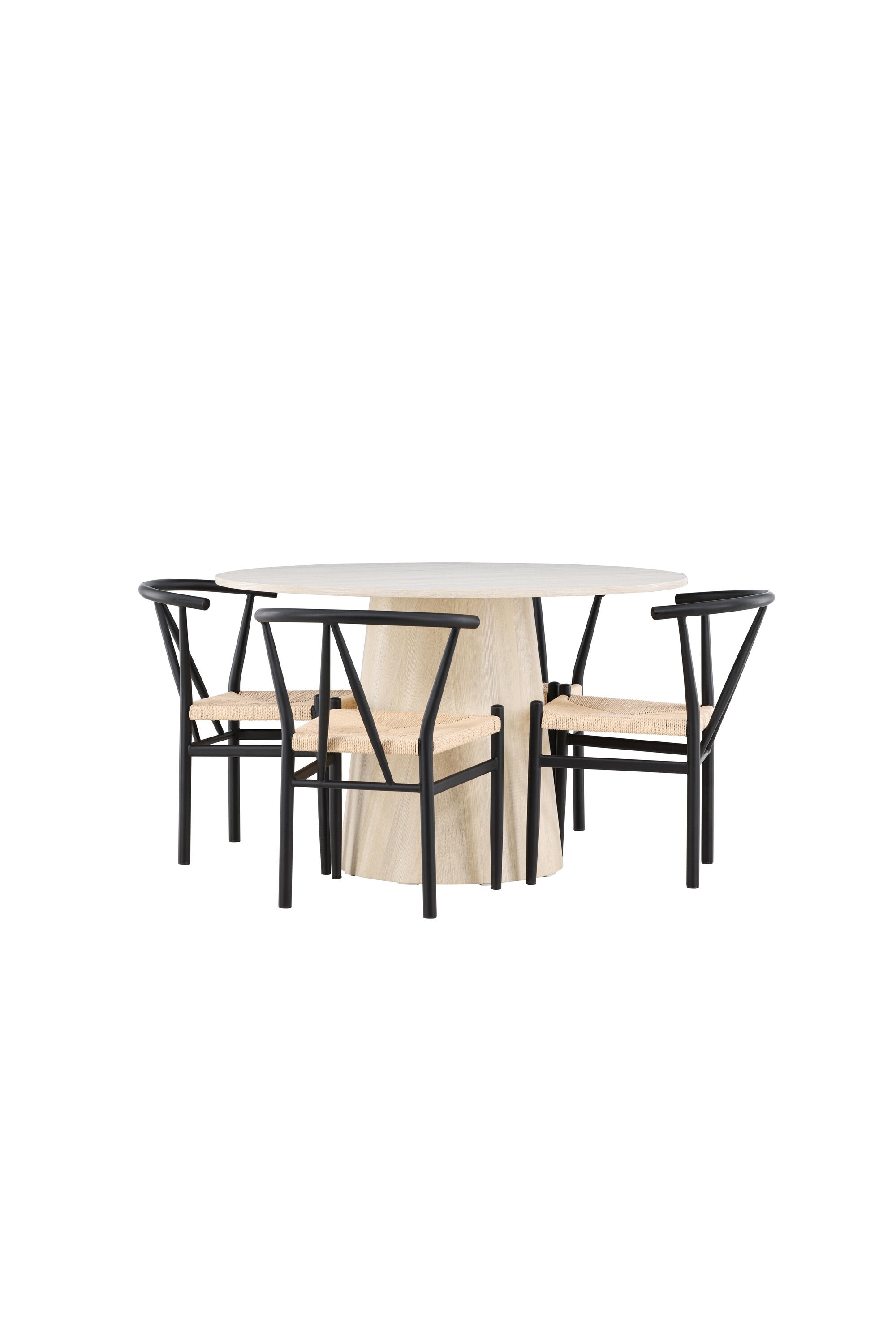 Lanzo Matbord med Alfons Matstol-GR Dining Set-Venture Home-peaceofhome.se