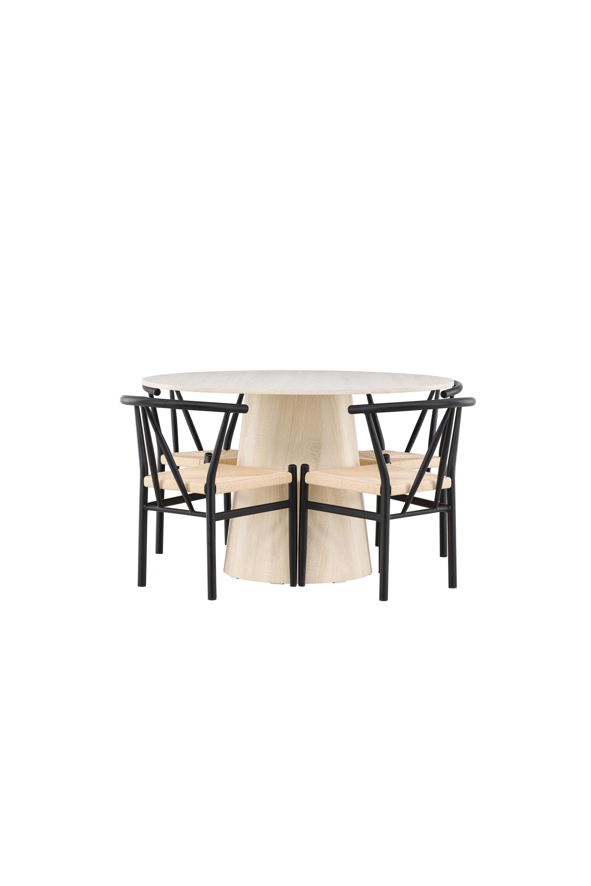 Lanzo Matbord med Alfons Matstol-GR Dining Set-Venture Home-peaceofhome.se