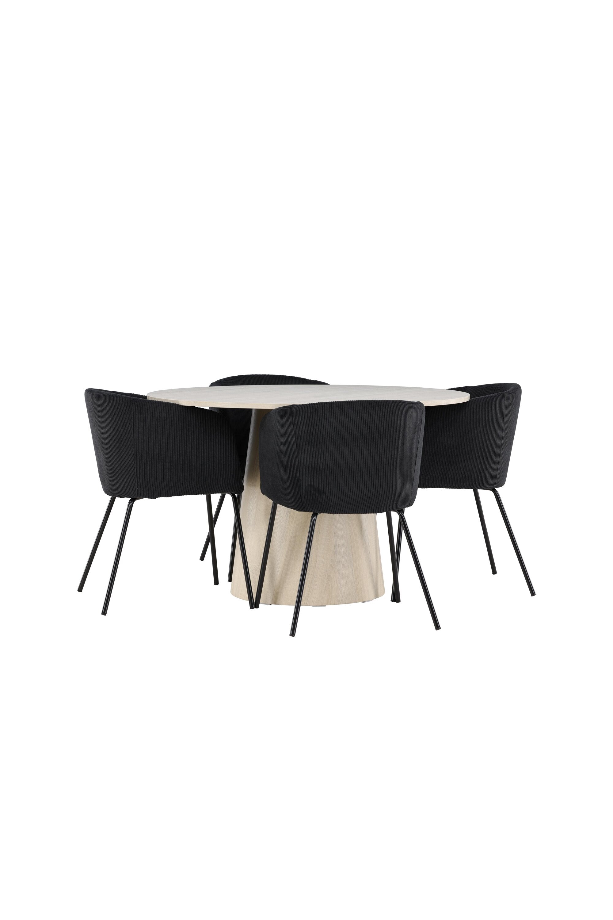 Lanzo Matbord med Berit Matstol-GR Dining Set-Venture Home-peaceofhome.se