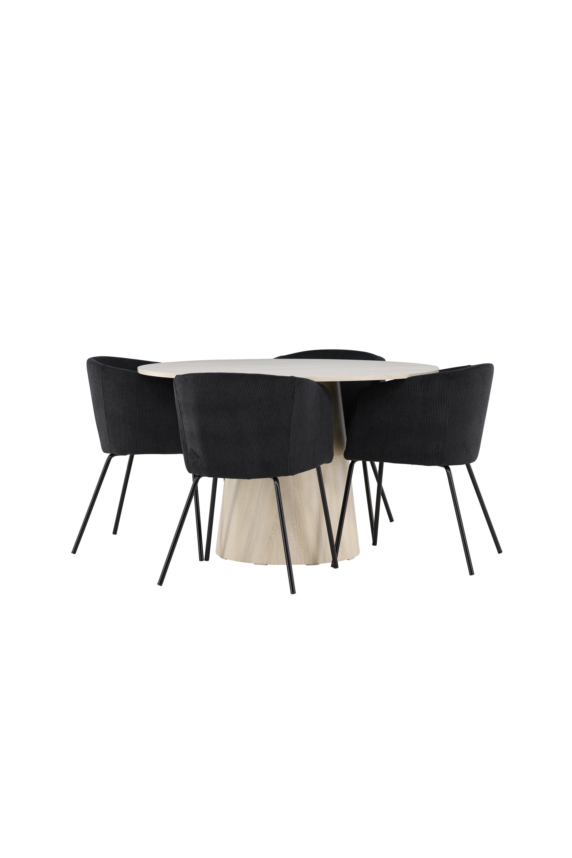 Lanzo Matbord med Berit Matstol-GR Dining Set-Venture Home-peaceofhome.se