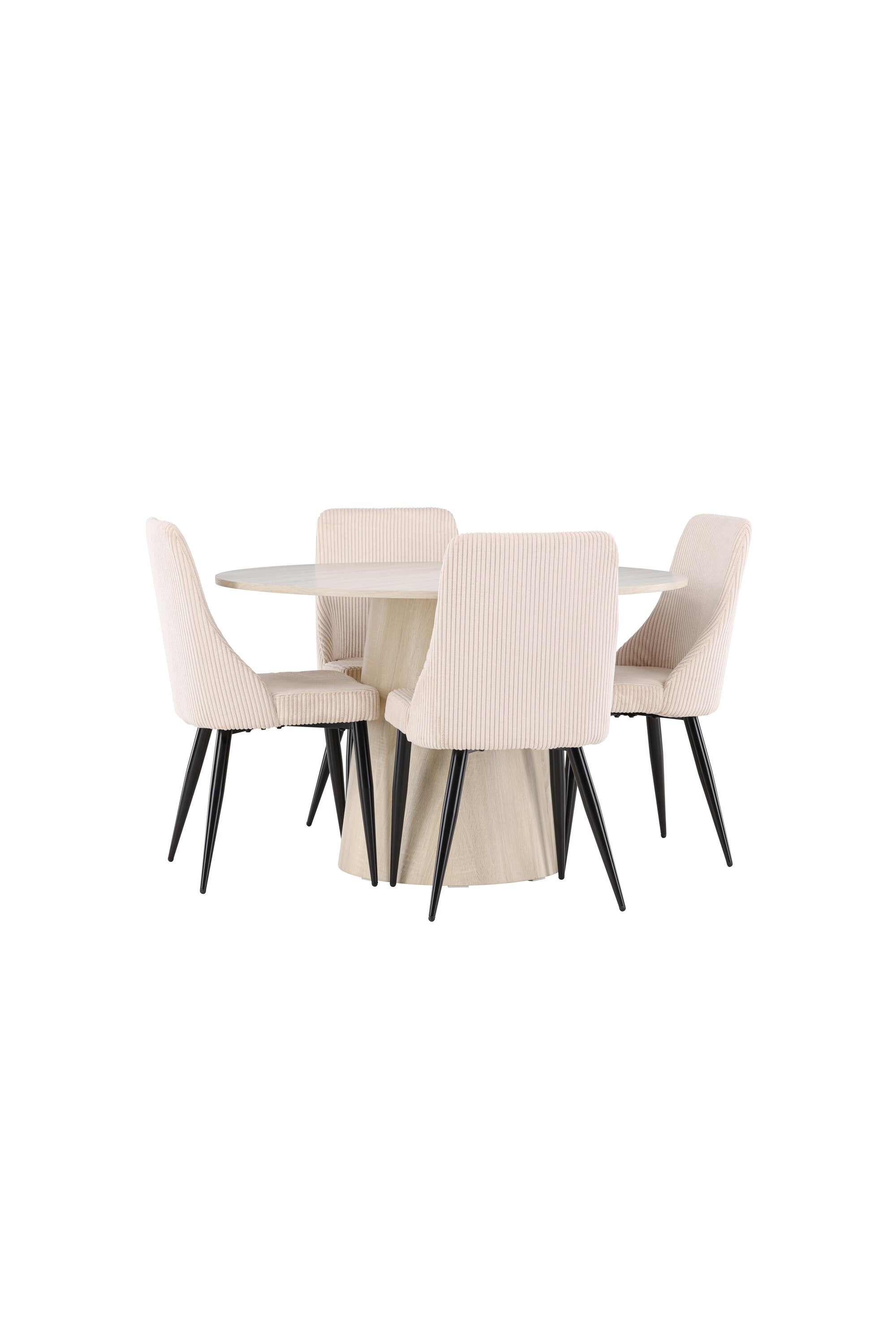 Lanzo Matbord med Leone Matstol-GR Dining Set-Venture Home-peaceofhome.se