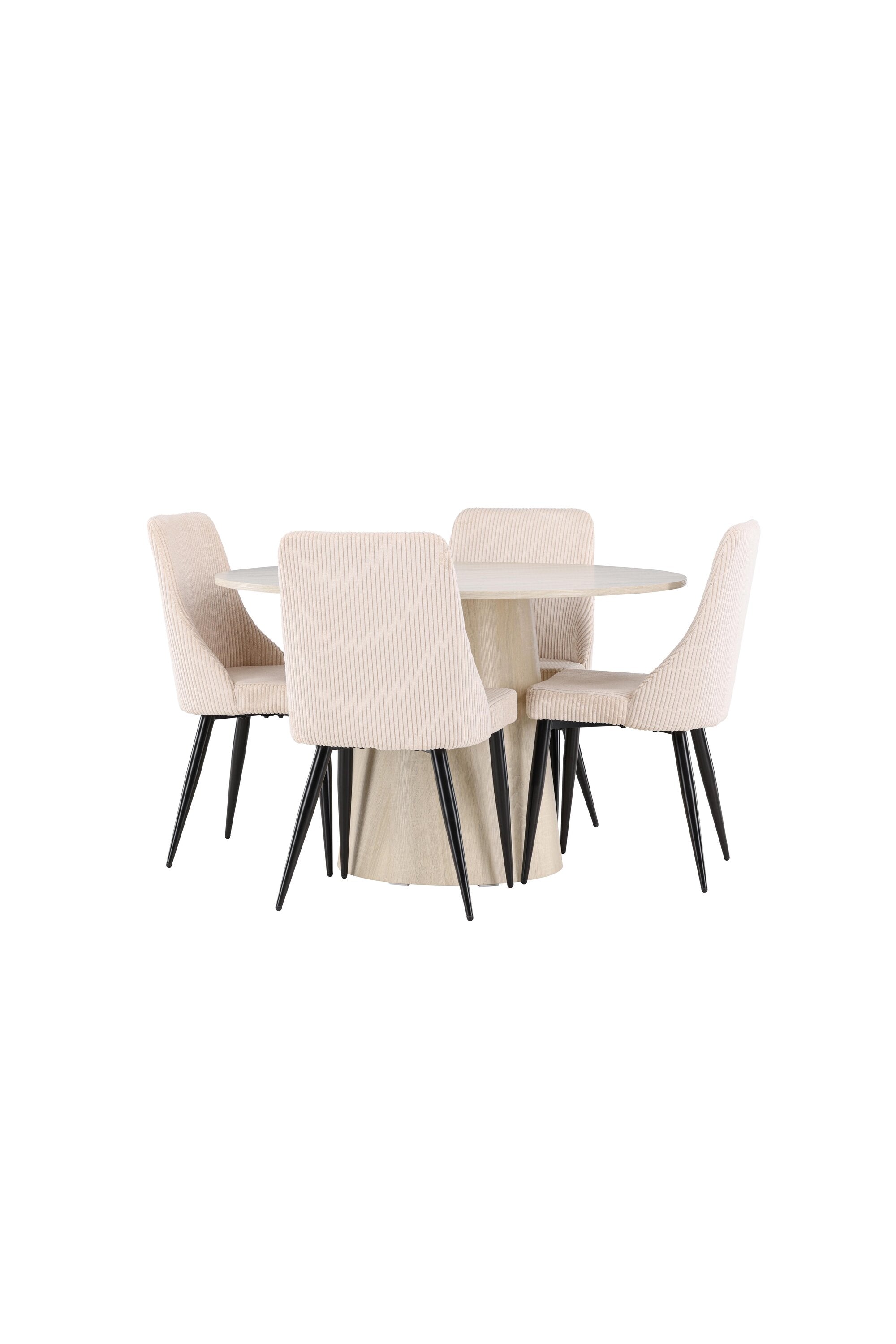 Lanzo Matbord med Leone Matstol-GR Dining Set-Venture Home-peaceofhome.se