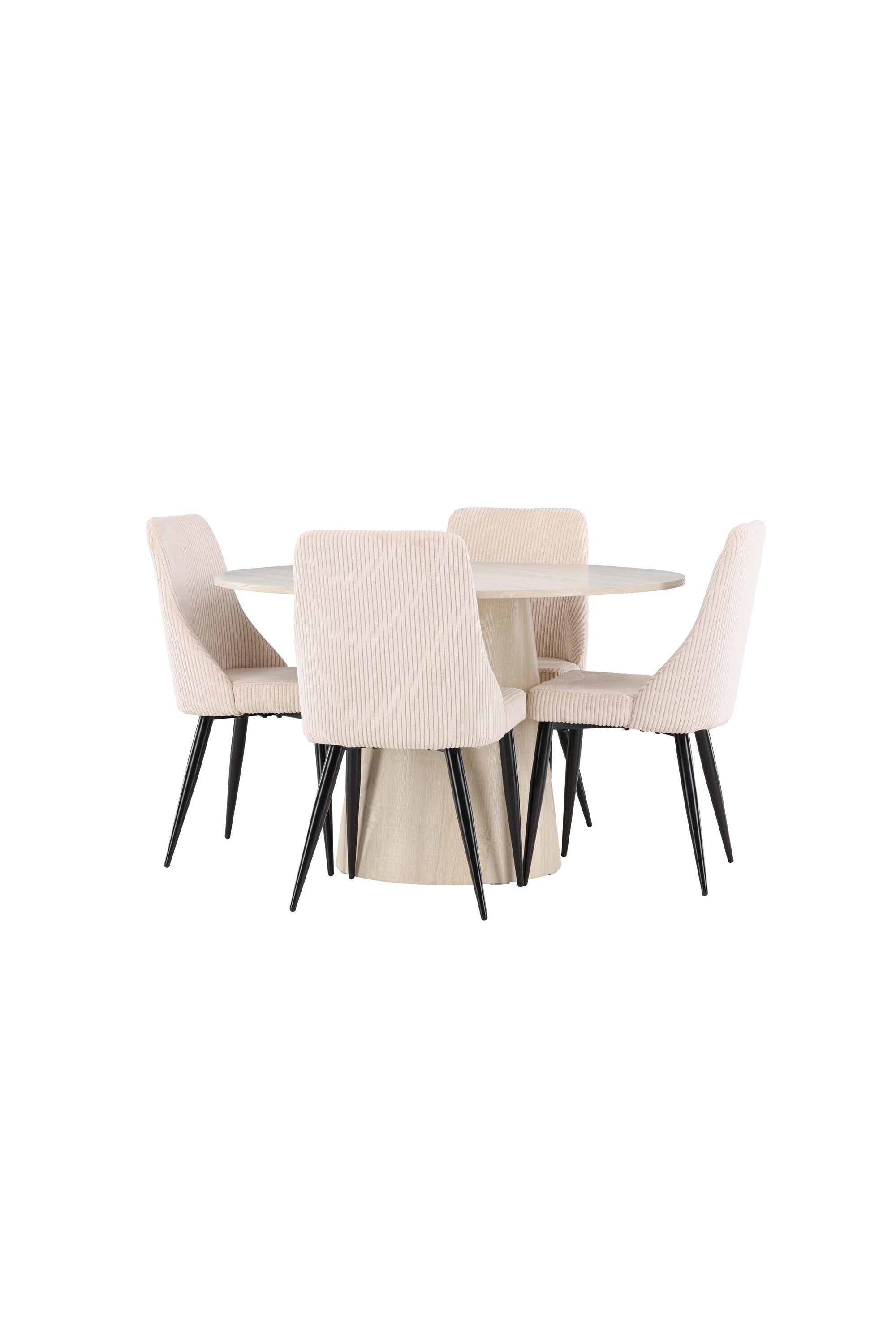 Lanzo Matbord med Leone Matstol-GR Dining Set-Venture Home-peaceofhome.se