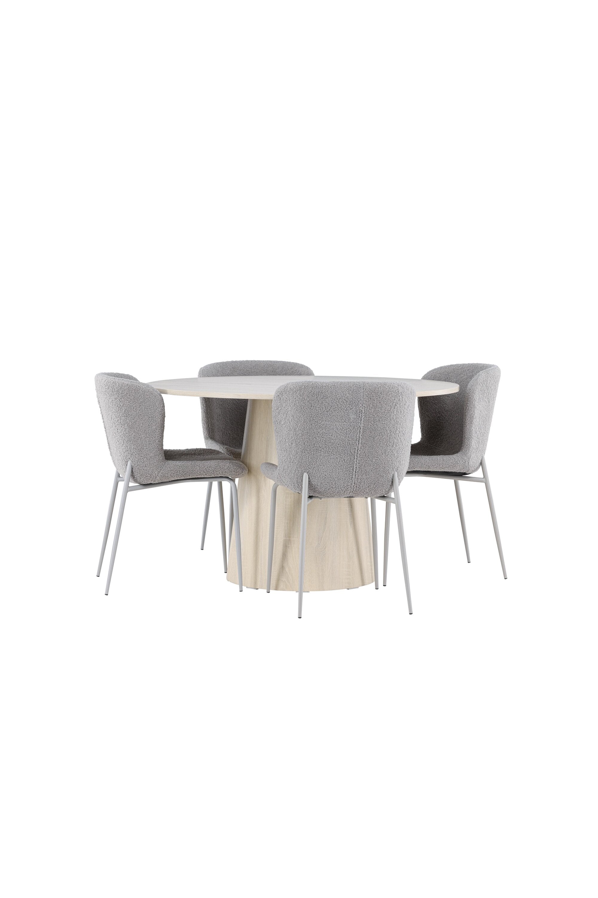 Lanzo Matbord med Modesto Matstol-GR Dining Set-Venture Home-peaceofhome.se