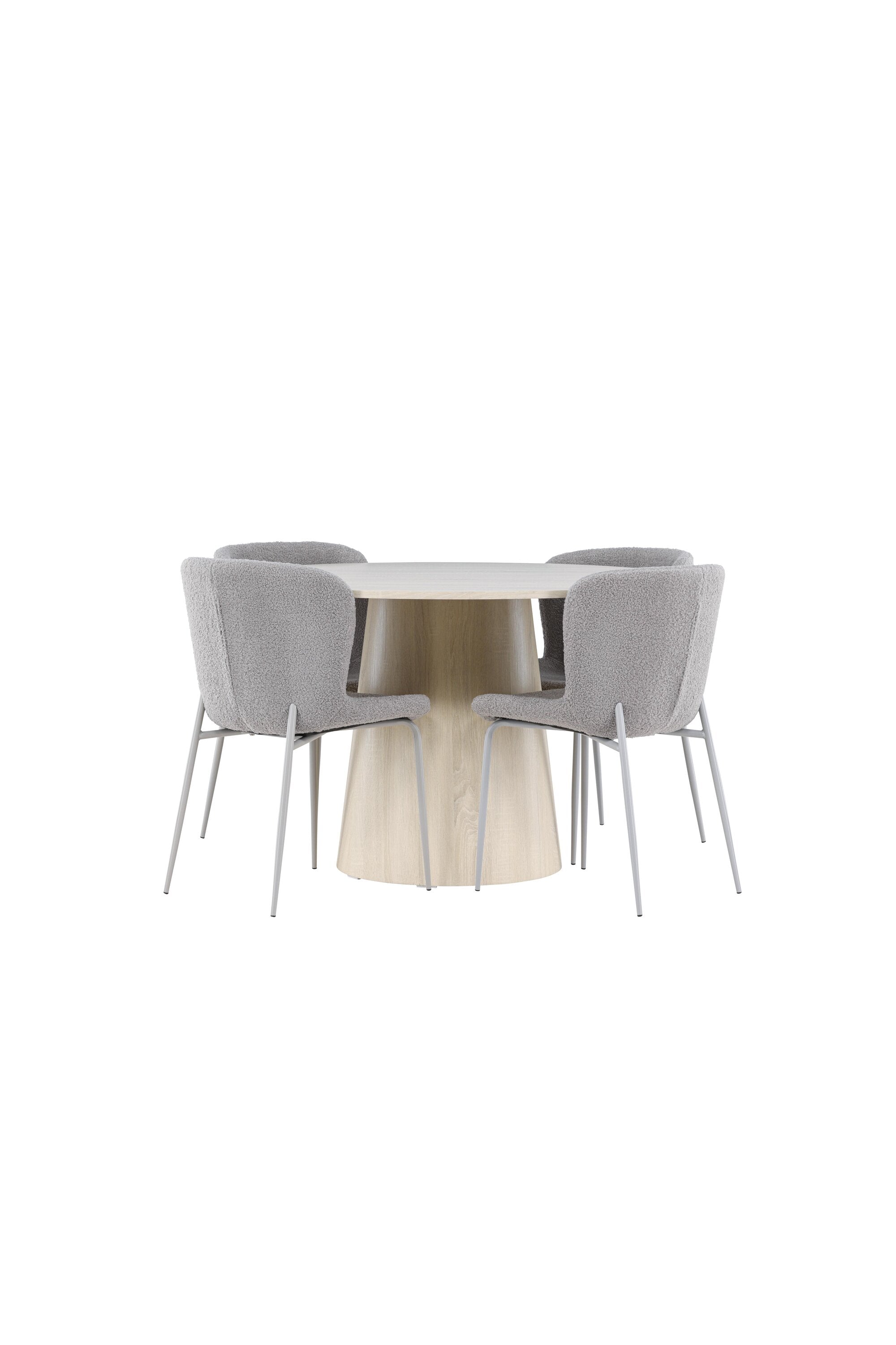 Lanzo Matbord med Modesto Matstol-GR Dining Set-Venture Home-peaceofhome.se