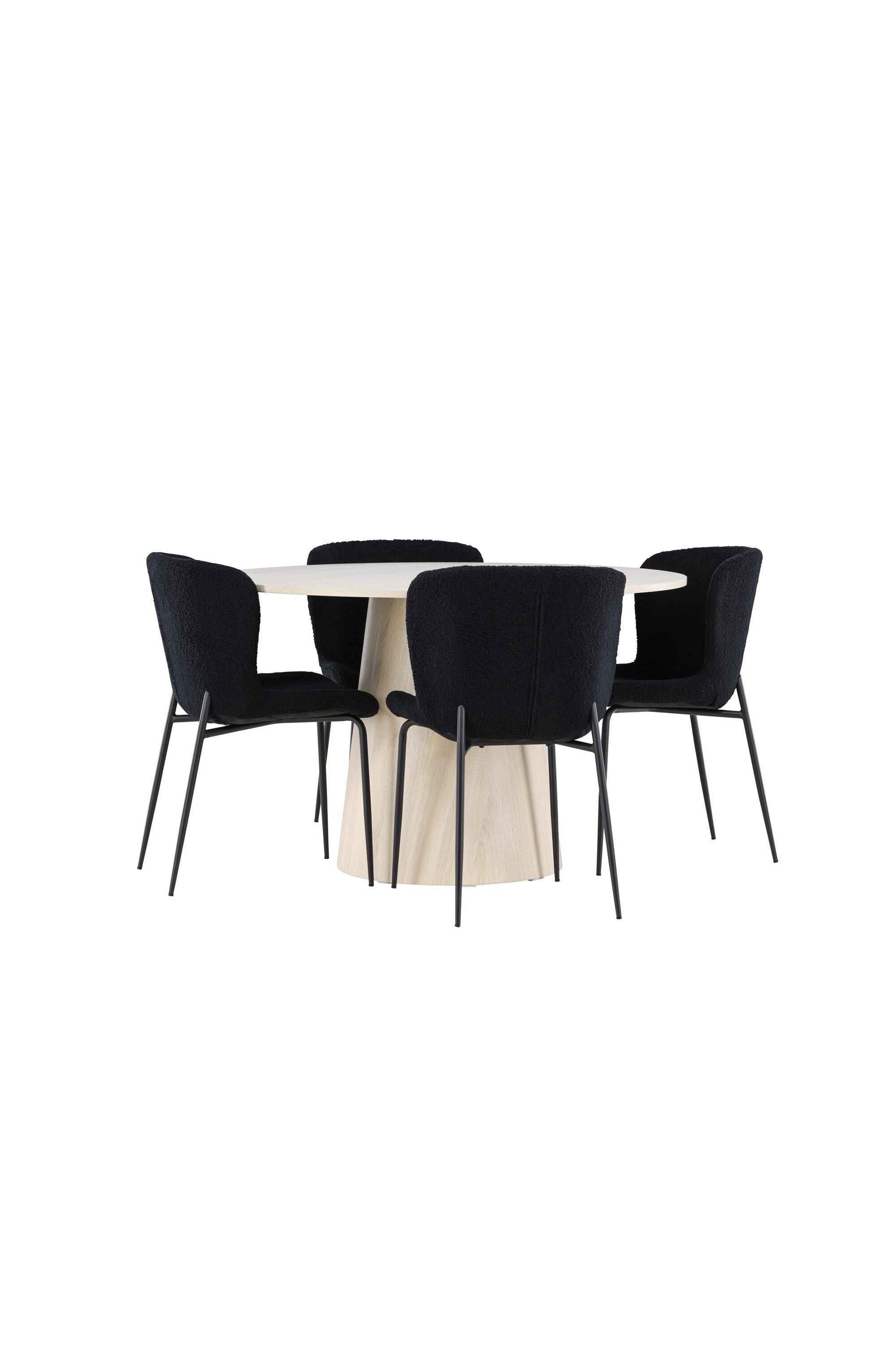 Lanzo Matbord med Modesto Matstol-GR Dining Set-Venture Home-peaceofhome.se