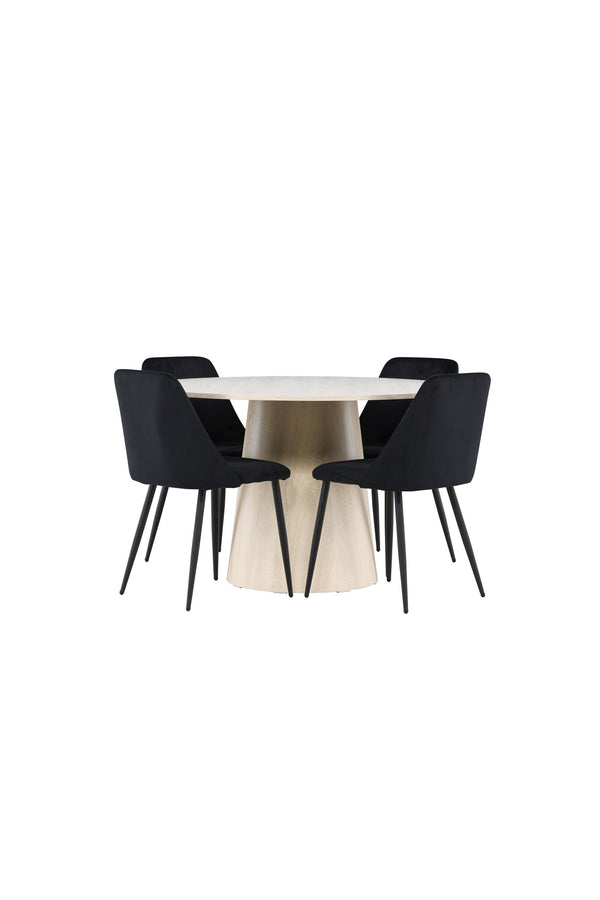 Lanzo Matbord med Night Matstol-GR Dining Set-Venture Home-peaceofhome.se