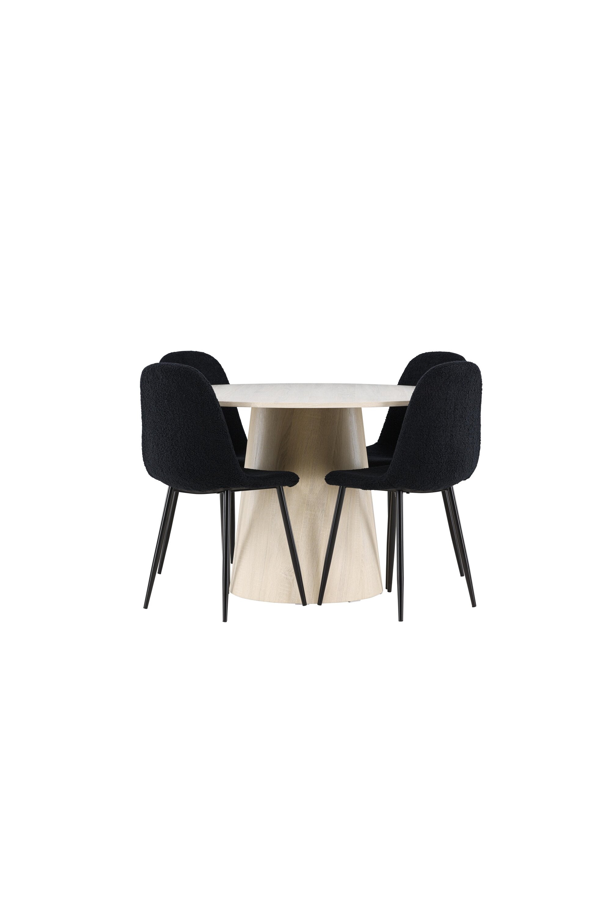 Lanzo Matbord med Polar Matstol-GR Dining Set-Venture Home-peaceofhome.se