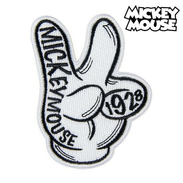 Lapp Mickey Mouse Vit Polyester-Hem och matlagning, Sömnad och hantverk-Mickey Mouse-peaceofhome.se