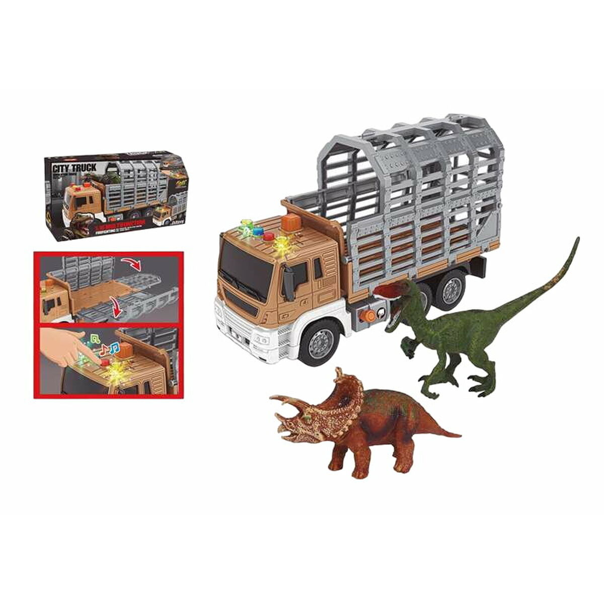 Lastbil 1:16 Dinosaurier-Leksaker och spel, Fordon-BigBuy Fun-peaceofhome.se