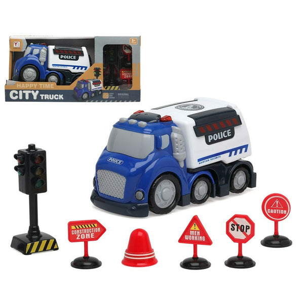 Lastbil Happy Time City Police Truck-Leksaker och spel, Fordon-BigBuy Fun-peaceofhome.se