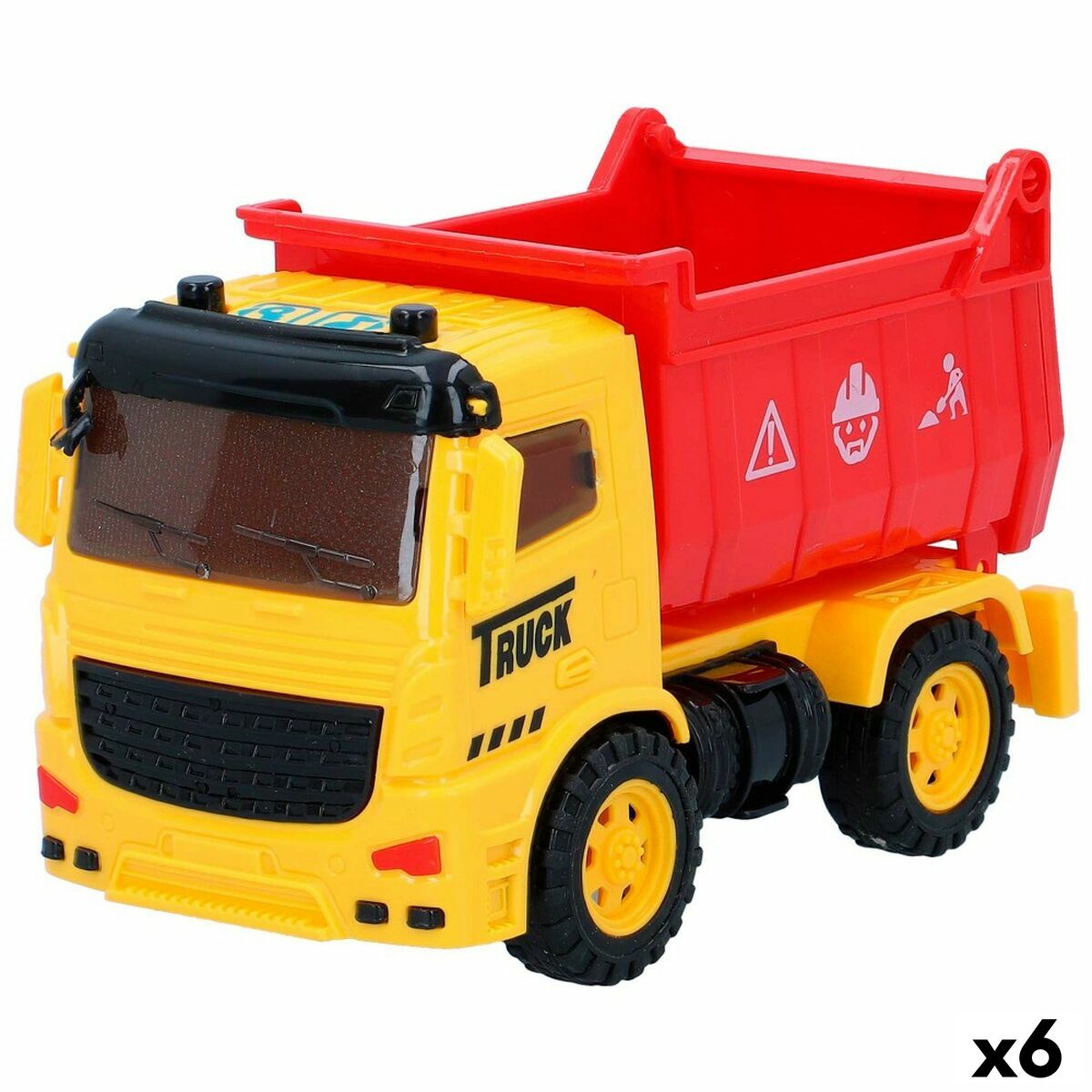 Lastbil för offentliga arbeten Speed & Go 14,5 x 9 x 7,5 cm (6 antal)-Leksaker och spel, Fordon-Speed & Go-peaceofhome.se