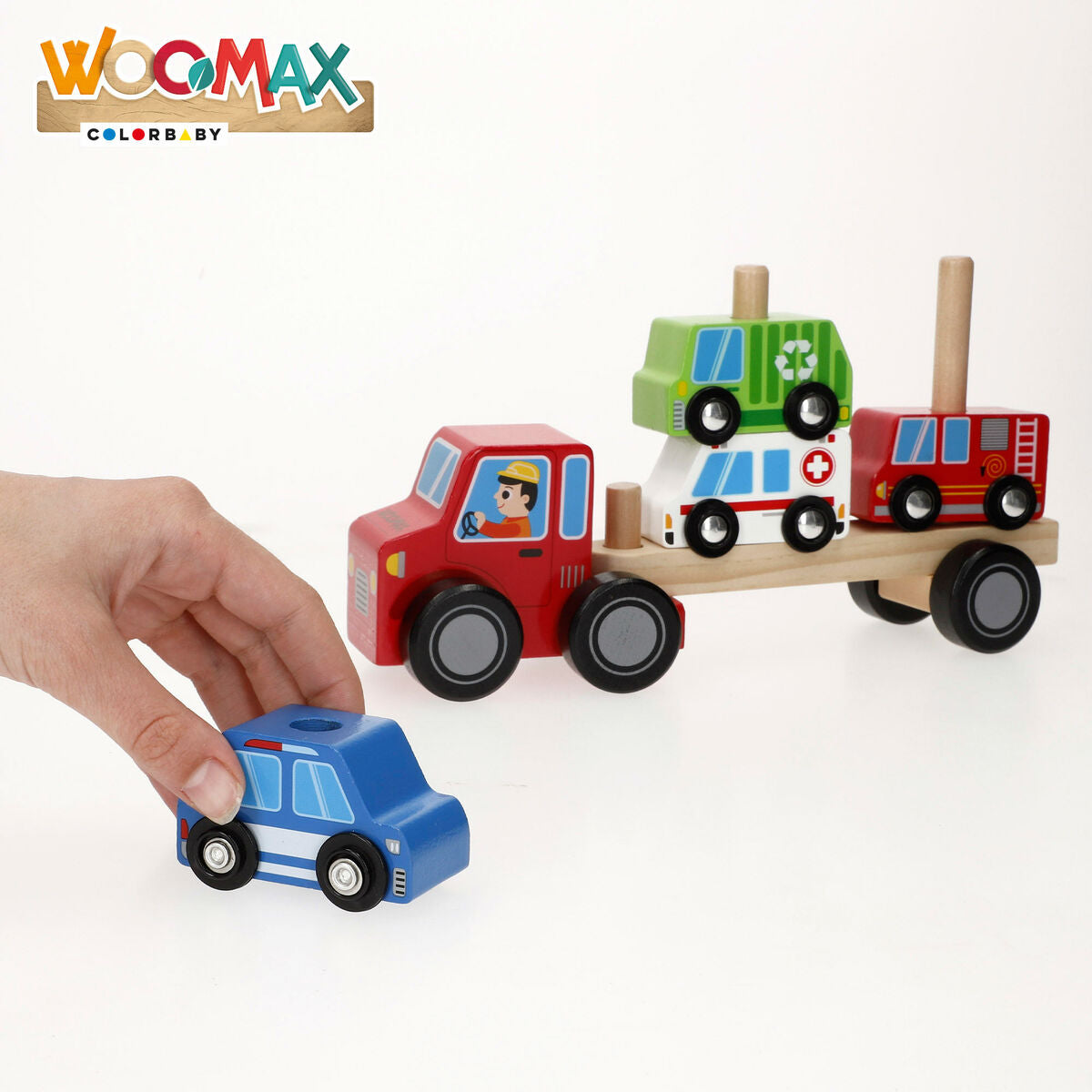 Lastbil och småbilar 25 x 13 x 6 cm (6 antal)-Leksaker och spel, Fordon-BigBuy Kids-peaceofhome.se