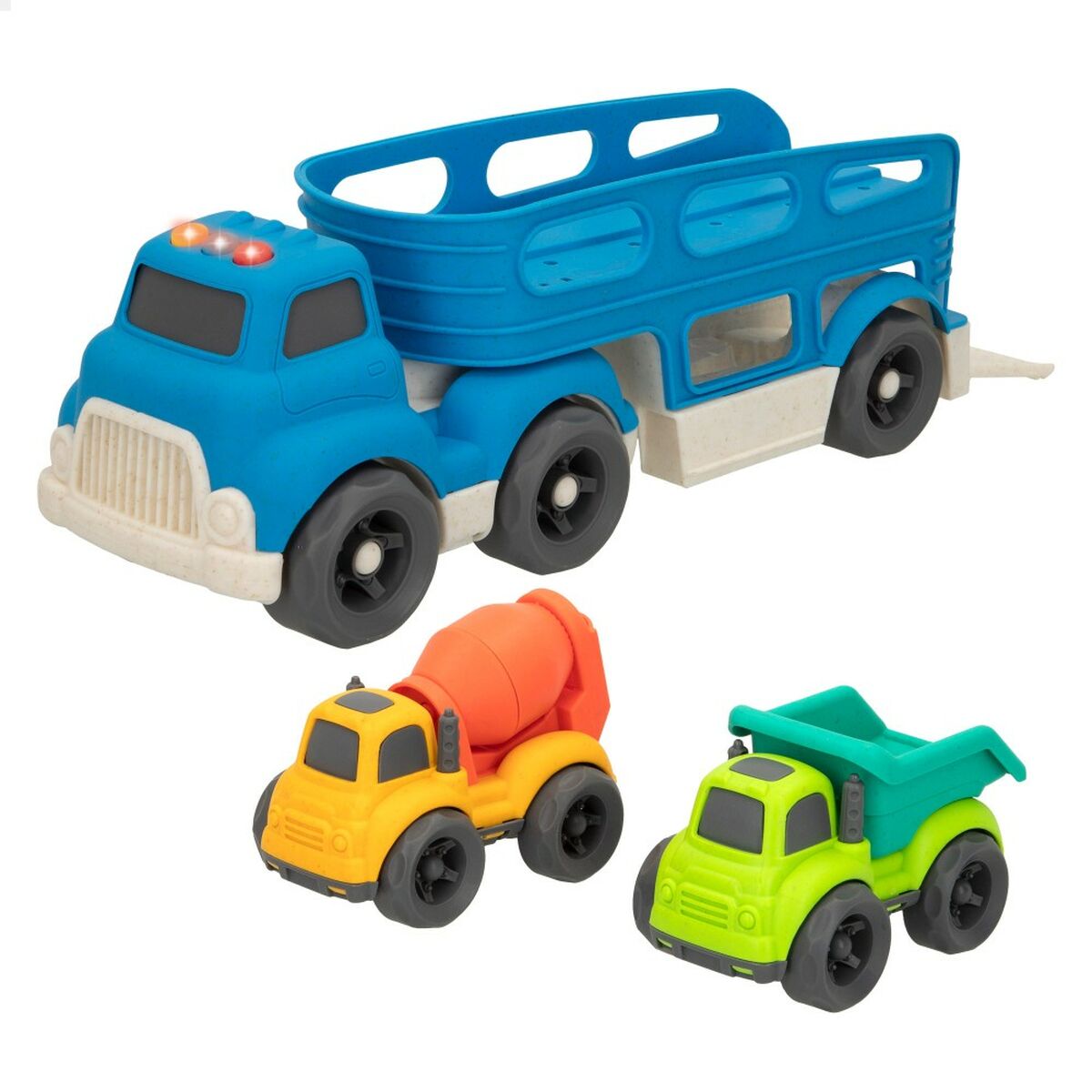 Lastbil och småbilar Motor Town Ljud Ljus 30,5 x 11 x 11 cm (4 antal)-Leksaker och spel, Fordon-Motor Town-peaceofhome.se