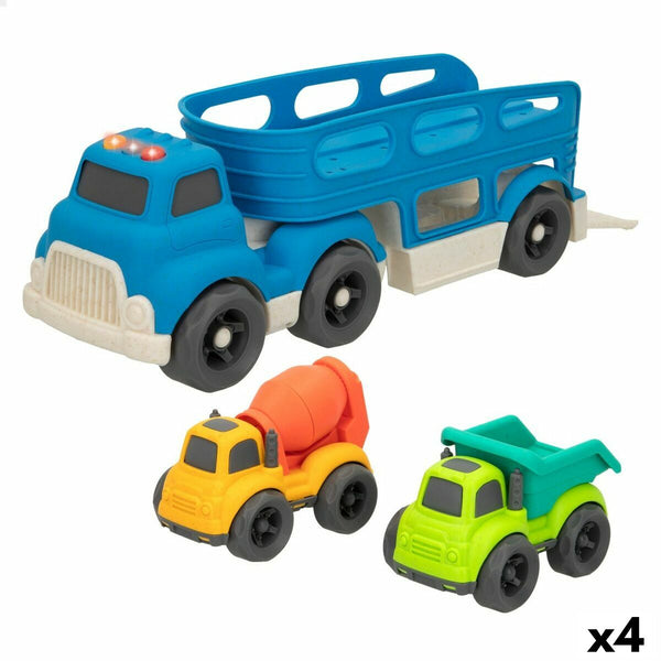 Lastbil och småbilar Motor Town Ljud Ljus 30,5 x 11 x 11 cm (4 antal)-Leksaker och spel, Fordon-Motor Town-peaceofhome.se