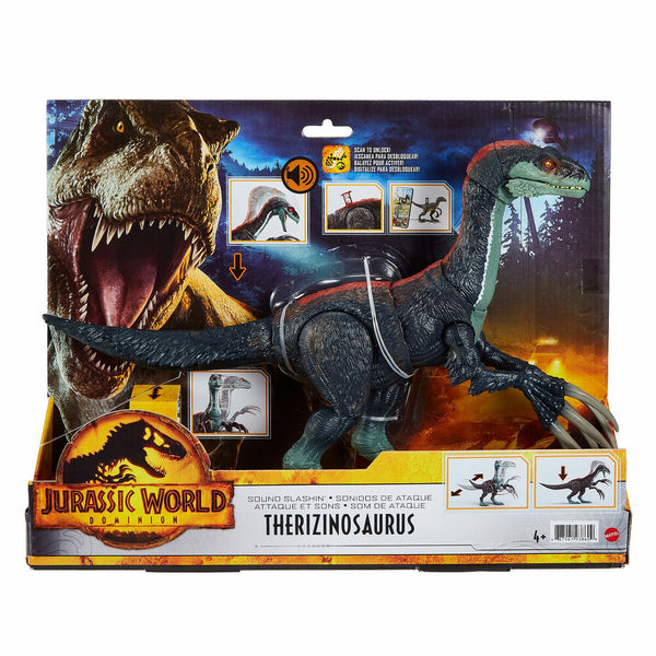 Ledad figur Jurassic World Therizinosaurus (24,16 cm)-Leksaker och spel, Dockor och actionfigurer-Jurassic World-peaceofhome.se
