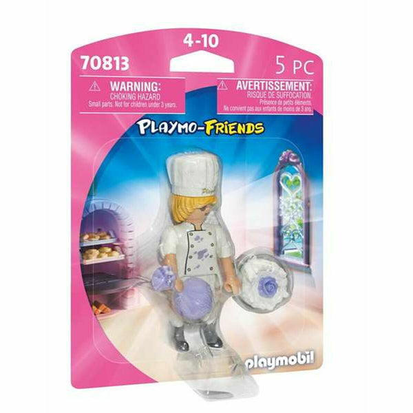 Ledad figur Playmobil Playmo-Friends 70813 Pastry Chef (5 pcs)-Leksaker och spel, Dockor och actionfigurer-Playmobil-peaceofhome.se
