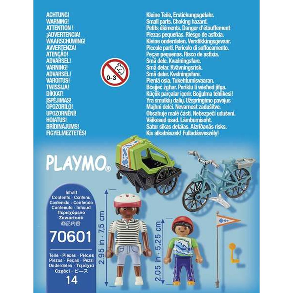 Ledad figur Playmobil Special Plus Cykel Excursion 70601 (14 pcs)-Leksaker och spel, Dockor och actionfigurer-Playmobil-peaceofhome.se