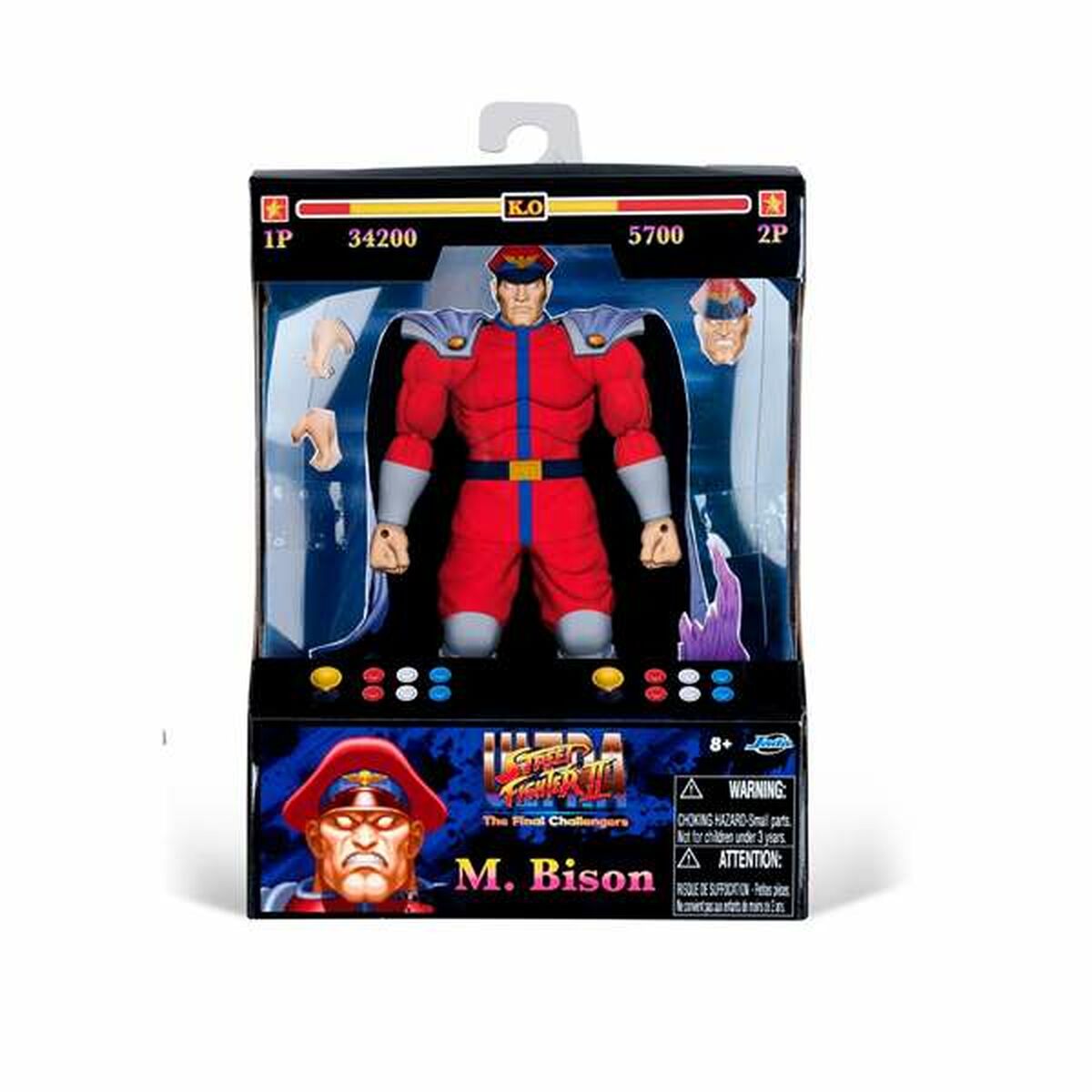 Ledad figur Street Fighter M. Bison 15 cm-Leksaker och spel, Dockor och actionfigurer-Street Fighter-peaceofhome.se