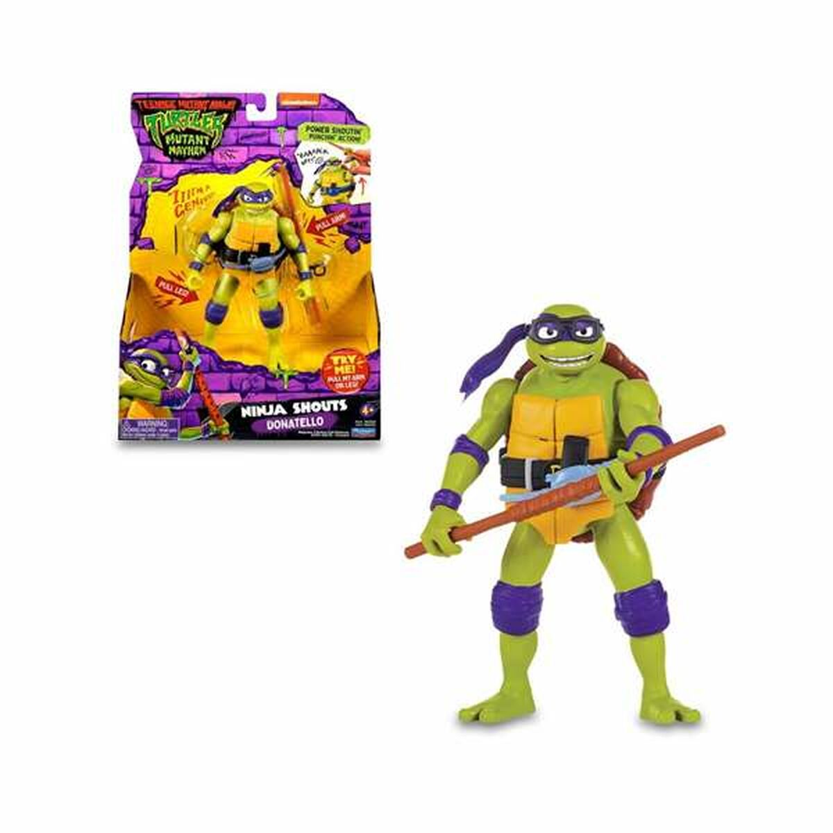 Ledad figur Teenage Mutant Ninja Turtles Deluxe 7 cm-Leksaker och spel, Dockor och actionfigurer-Teenage Mutant Ninja Turtles-peaceofhome.se