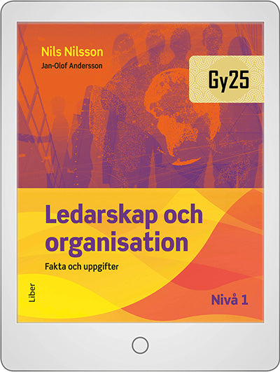 Ledarskap och organisation nivå 1 Fakta och uppgifter Onlinebok-Digitala böcker-Liber-peaceofhome.se