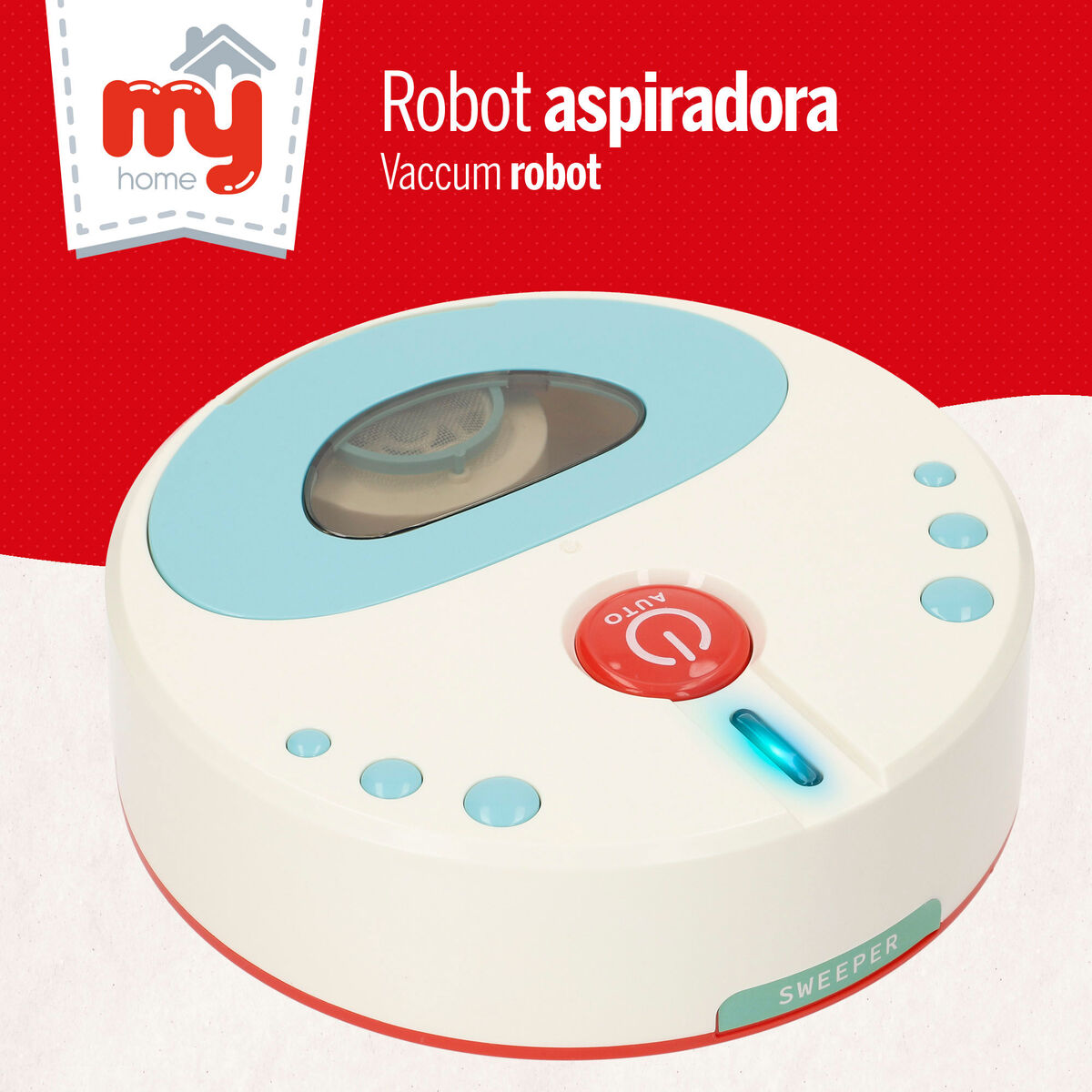 Leksak dammsugare Colorbaby 17 x 6 x 17 cm (6 antal)-Leksaker och spel, Imitera spel-Colorbaby-peaceofhome.se