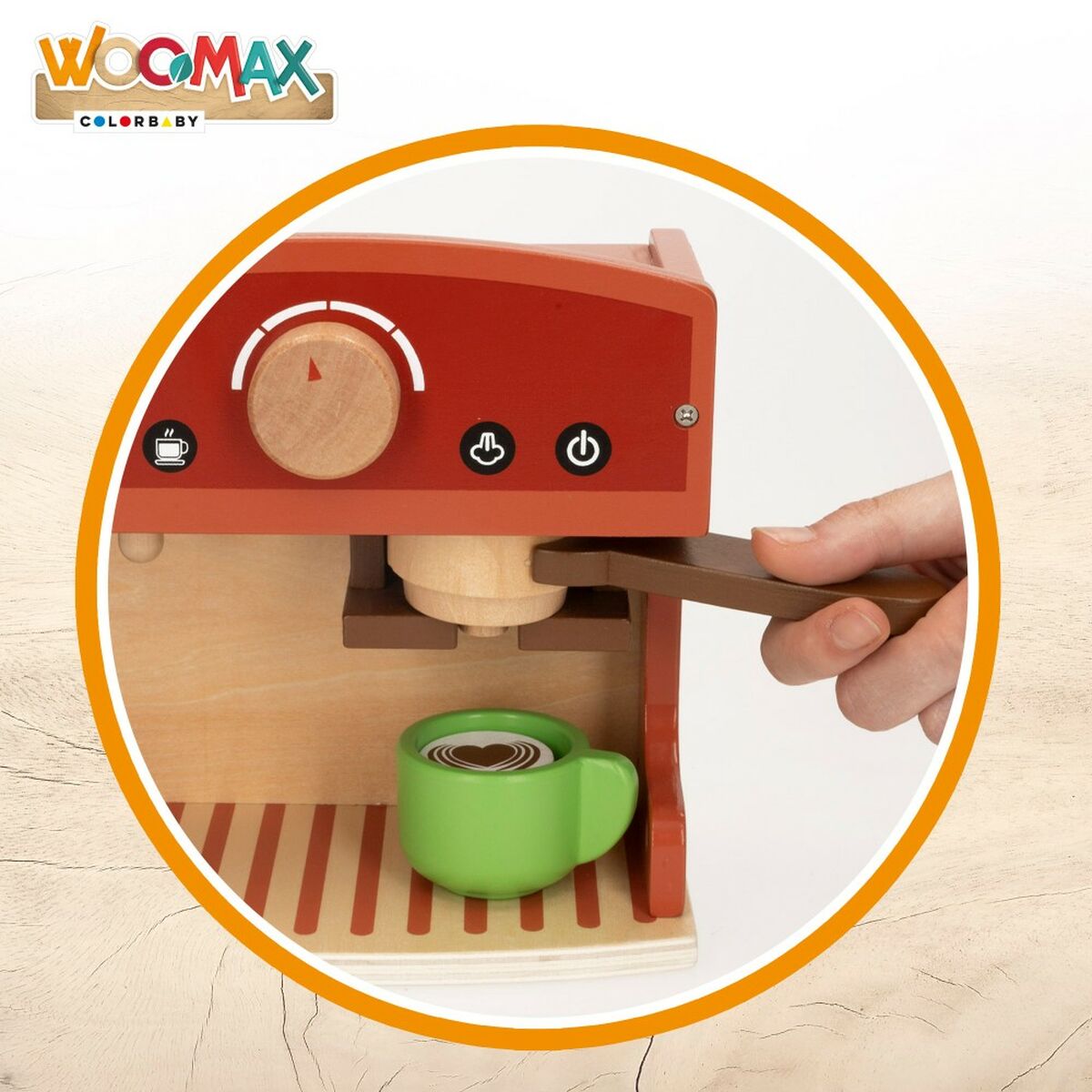 Leksak kaffebryggare Woomax (4 antal)-Leksaker och spel, Imitera spel-Woomax-peaceofhome.se