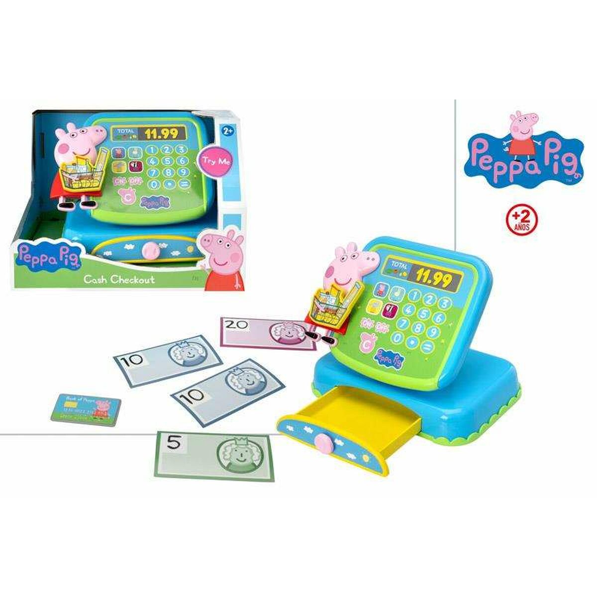 Leksak, kassaapparat Peppa Pig-Leksaker och spel, Imitera spel-Peppa Pig-peaceofhome.se