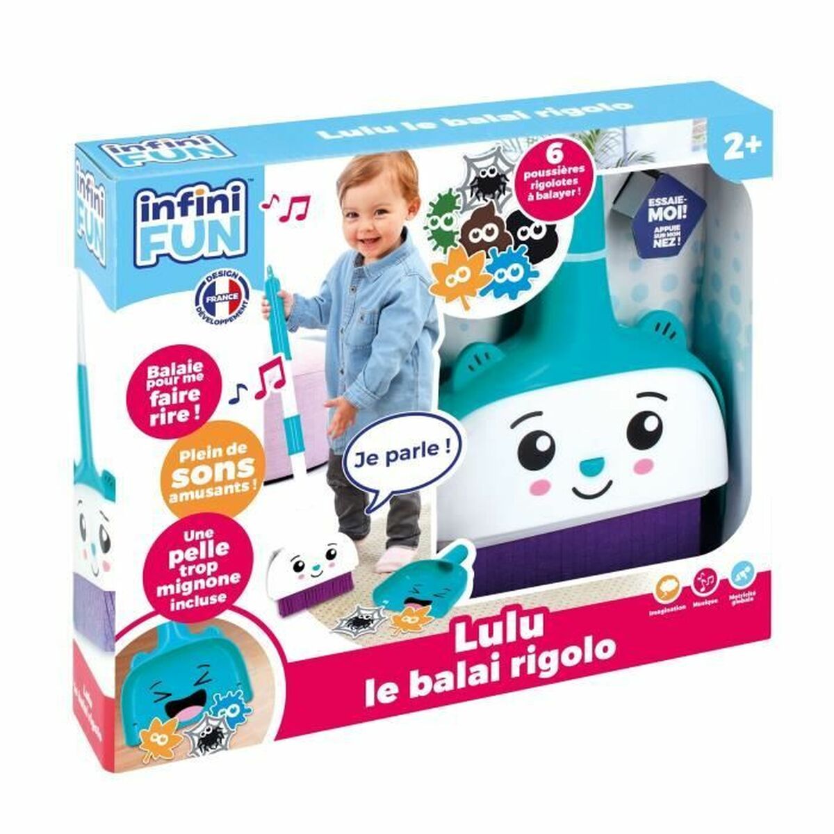 Leksaksapparat InfiniFUN Lulu the Funny Broom-Leksaker och spel, Imitera spel-InfiniFUN-peaceofhome.se