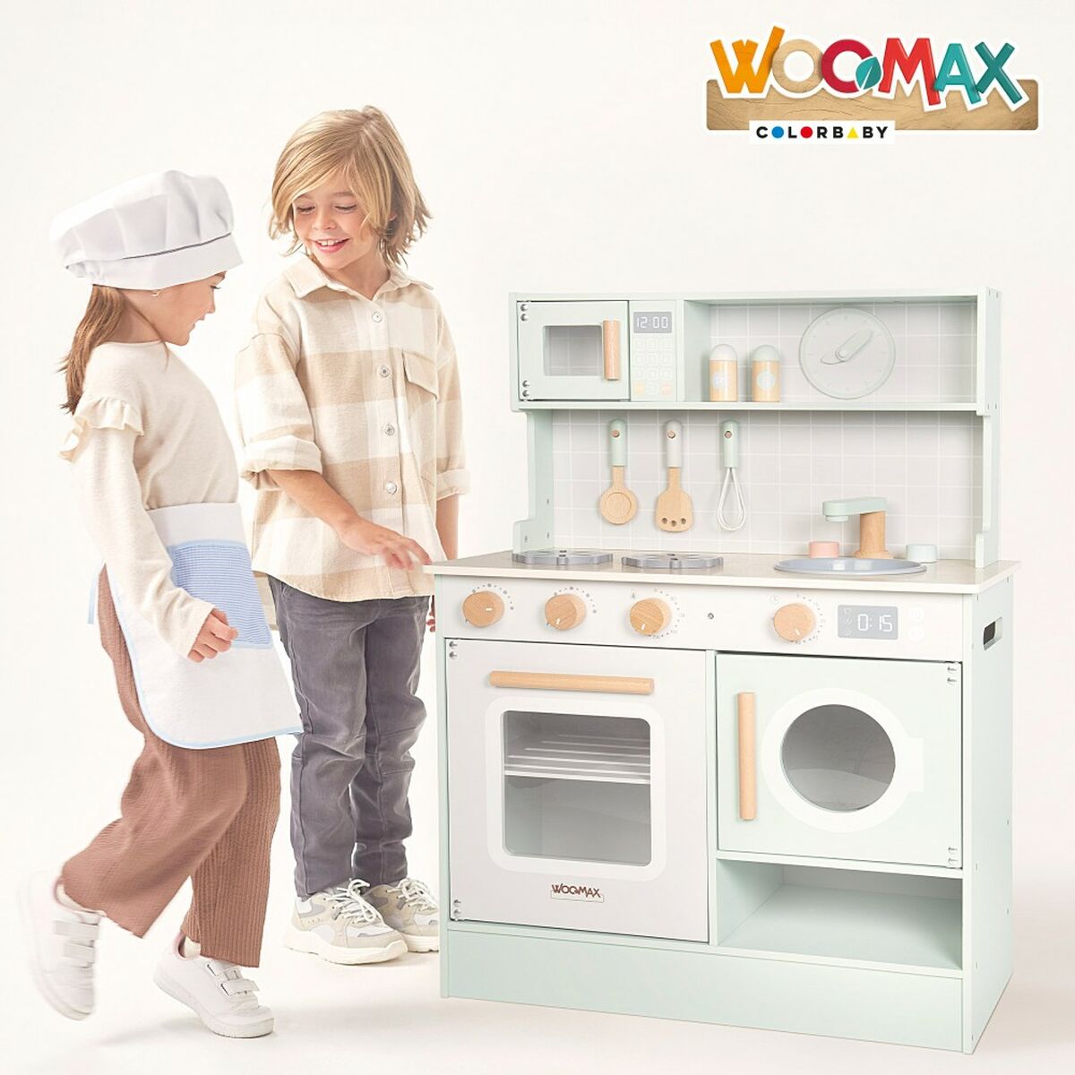 Leksakskök Woomax 60 x 83 x 30 cm-Leksaker och spel, Imitera spel-Woomax-peaceofhome.se