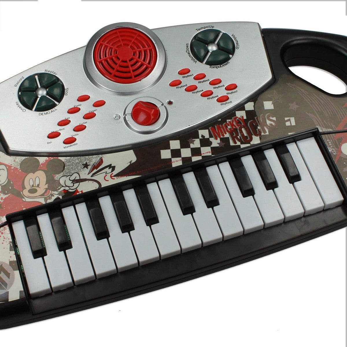Leksakspiano Mickey Mouse Elpiano (3 antal)-Leksaker och spel, Barns Musikinstrument-Mickey Mouse-peaceofhome.se