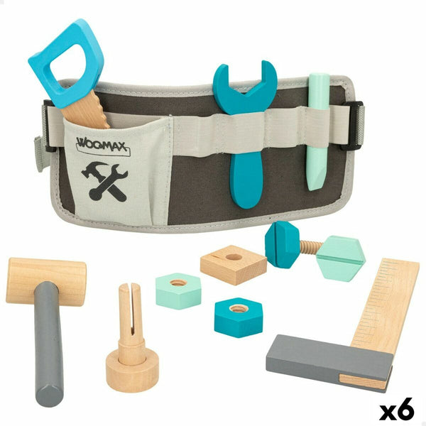 Leksaksverktyg Woomax 12 Delar 31 x 14 x 2,5 cm 6 antal-Leksaker och spel, Imitera spel-Woomax-peaceofhome.se
