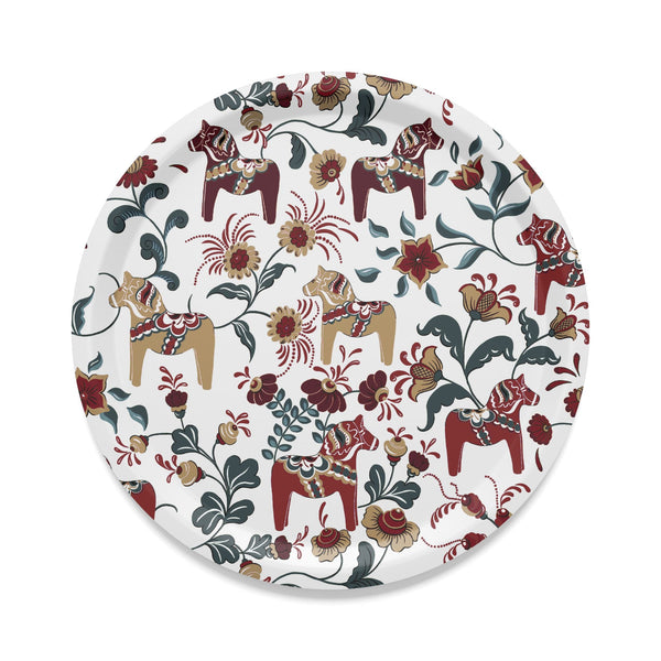 Leksand rund bricka 31 cm-Heminredning-Arvidssons Textil-peaceofhome.se