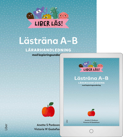 Liber Läs Lästräna A-B Lärarhandledning med Digital (lärarlicens)-Digitala böcker-Liber-peaceofhome.se