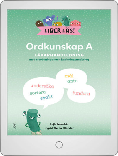 Liber Läs Ordkunskap A Digital (lärarlicens)-Digitala böcker-Liber-peaceofhome.se