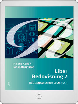 Liber Redovisning 2 Kommentarer och lösningar Onlinebok-Digitala böcker-Liber-peaceofhome.se