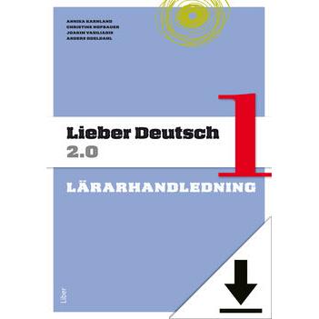 Lieber Deutsch 1 2.0 Lärarhandledning (nedladdningsbar)-Digitala böcker-Liber-peaceofhome.se
