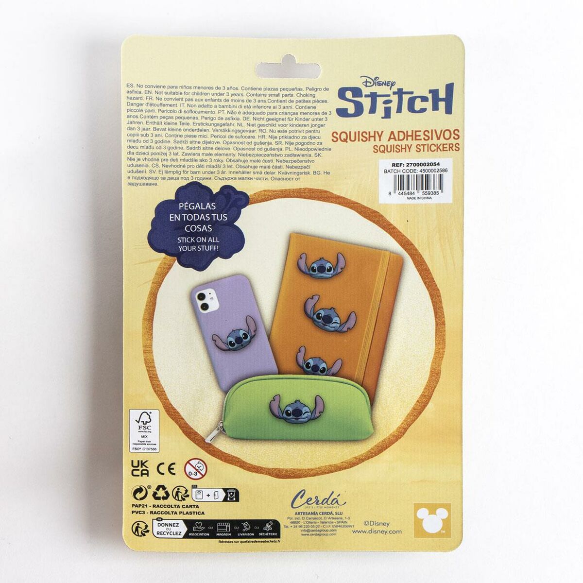 Lim Stitch Blå-Kontor och Kontorsmaterial, Kontorsmaterial-Stitch-peaceofhome.se