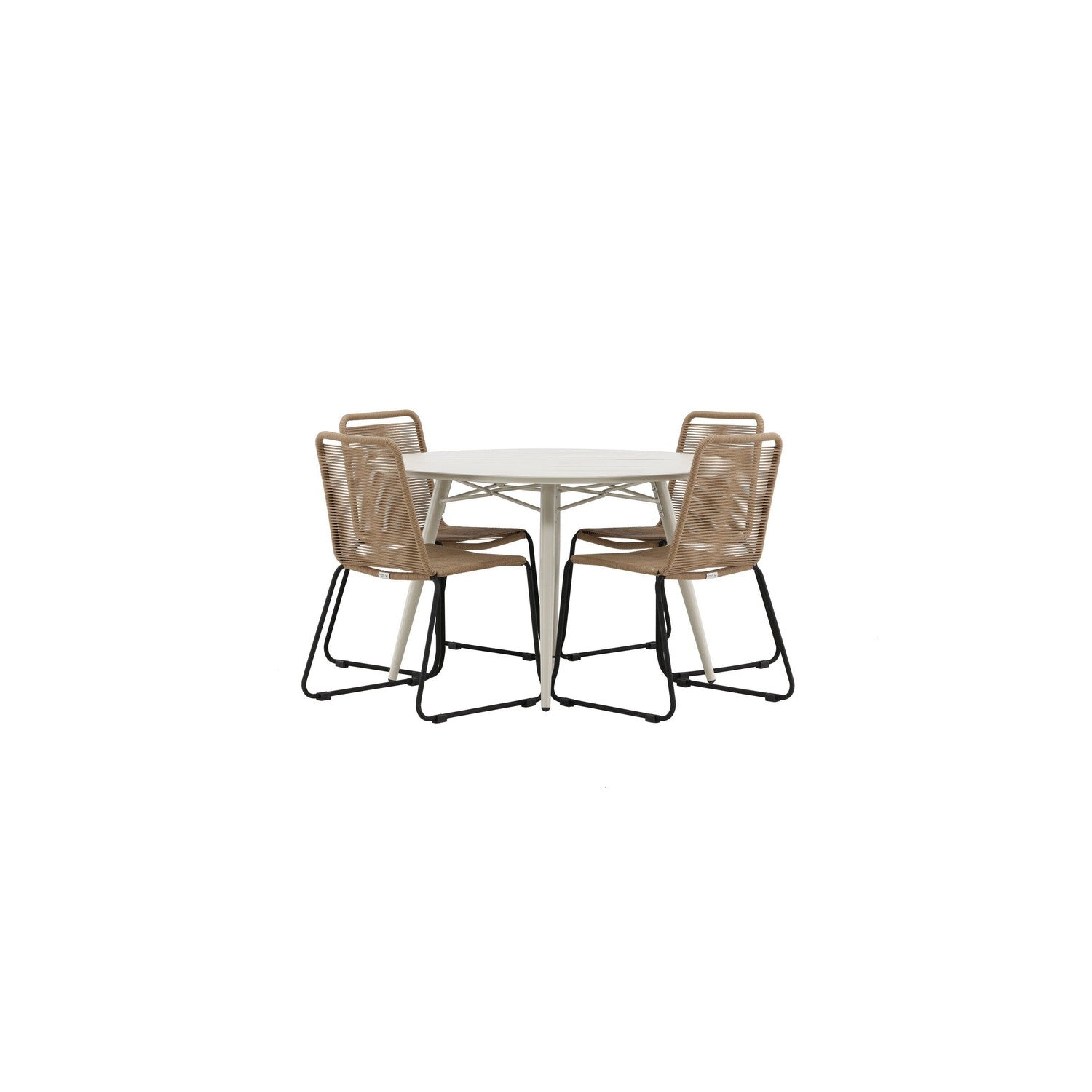 Lina Rund Matgrupp-GR Dining Set-Venture Home-peaceofhome.se