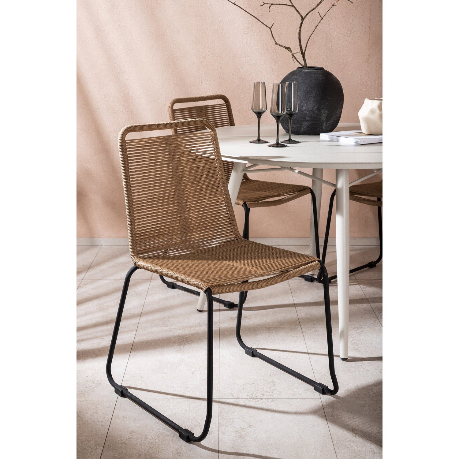 Lina Rund Matgrupp-GR Dining Set-Venture Home-peaceofhome.se