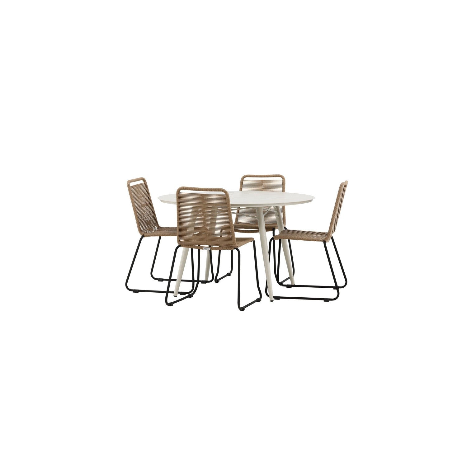 Lina Rund Matgrupp-GR Dining Set-Venture Home-peaceofhome.se