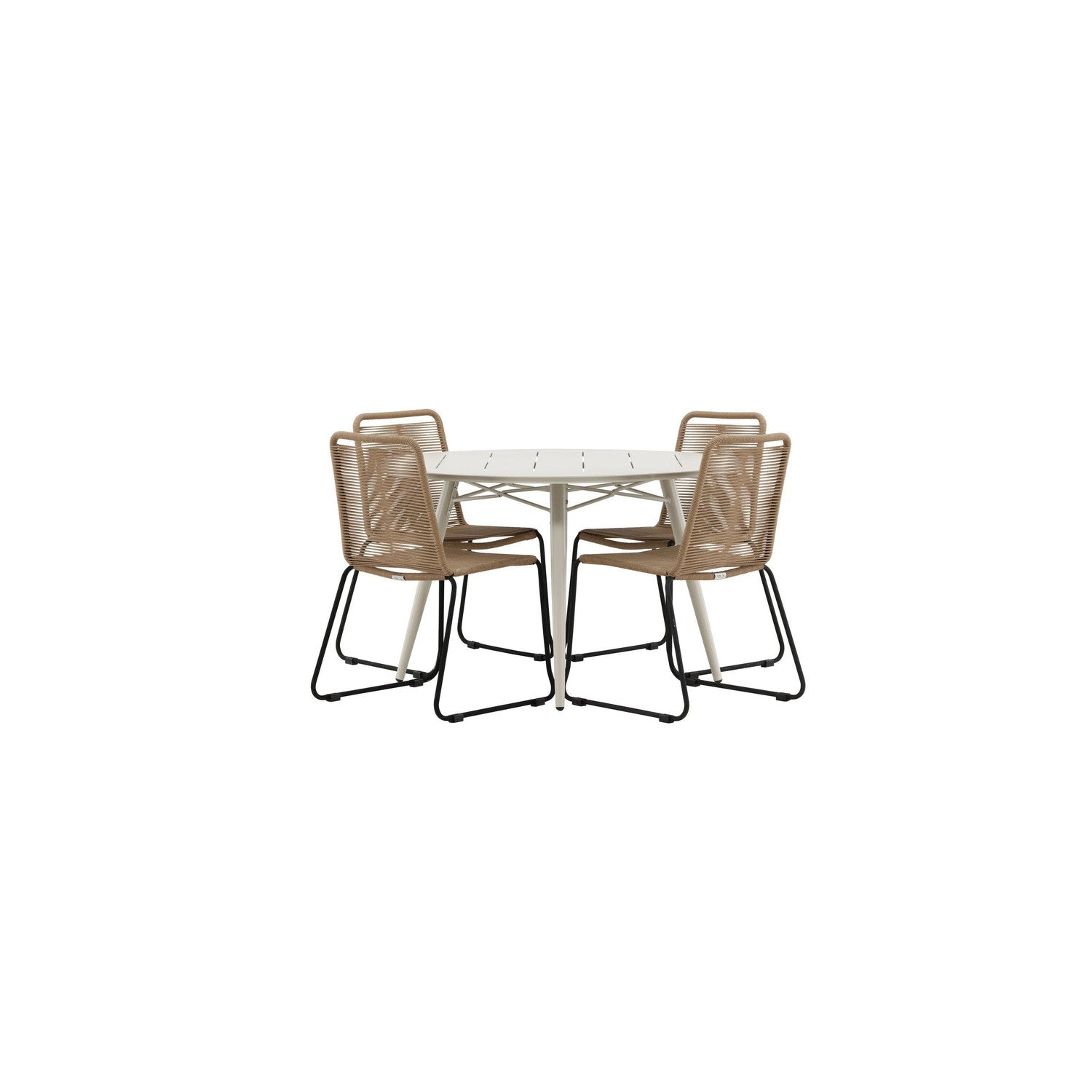 Lina Rund Matgrupp-GR Dining Set-Venture Home-peaceofhome.se