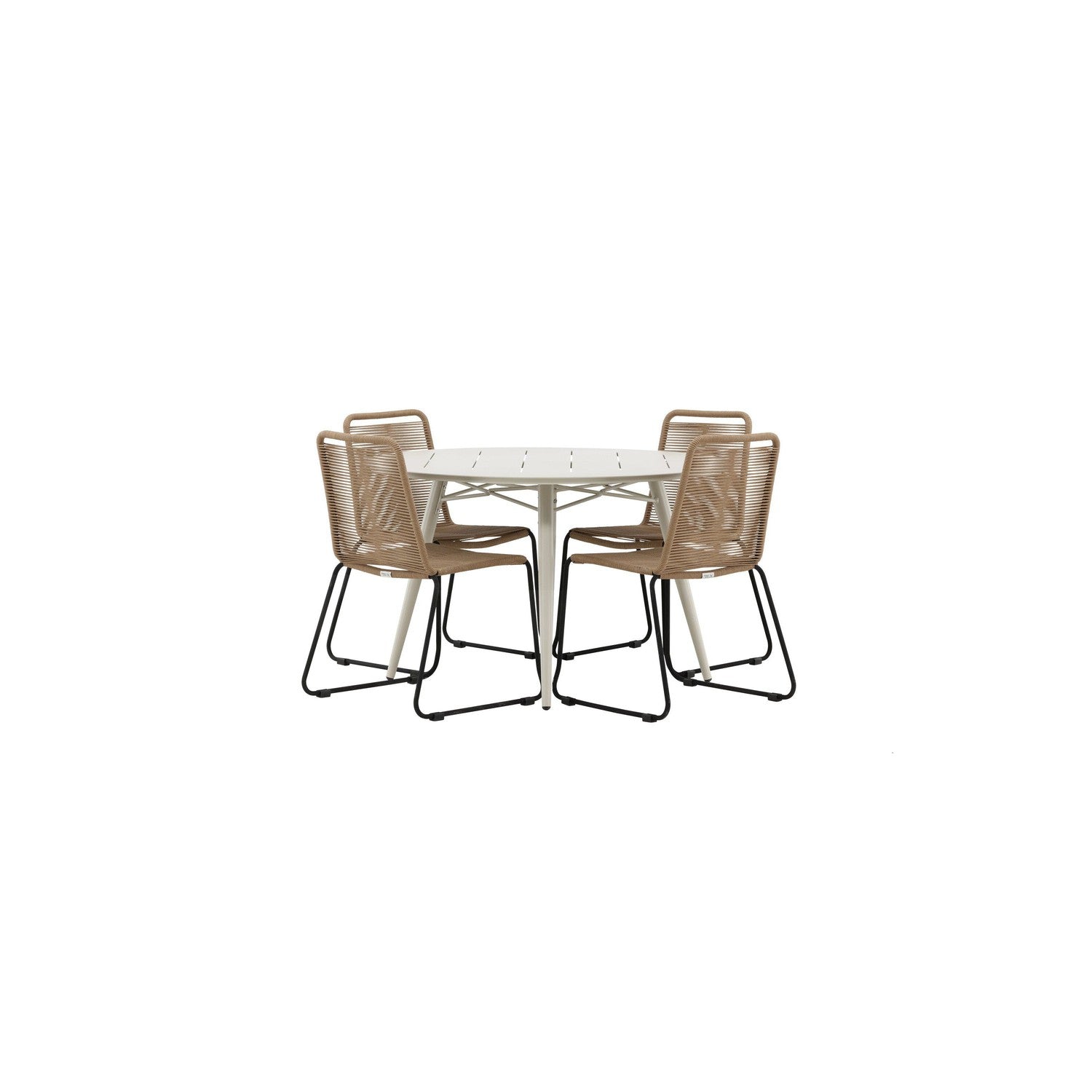 Lina Rund Matgrupp-GR Dining Set-Venture Home-peaceofhome.se